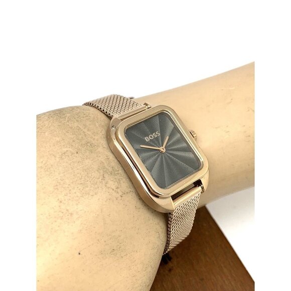 Hugo Boss Women's Watch 1502683 Balley Quartz Gray Dial Rose Gold Steel … - Picture 5 of 13